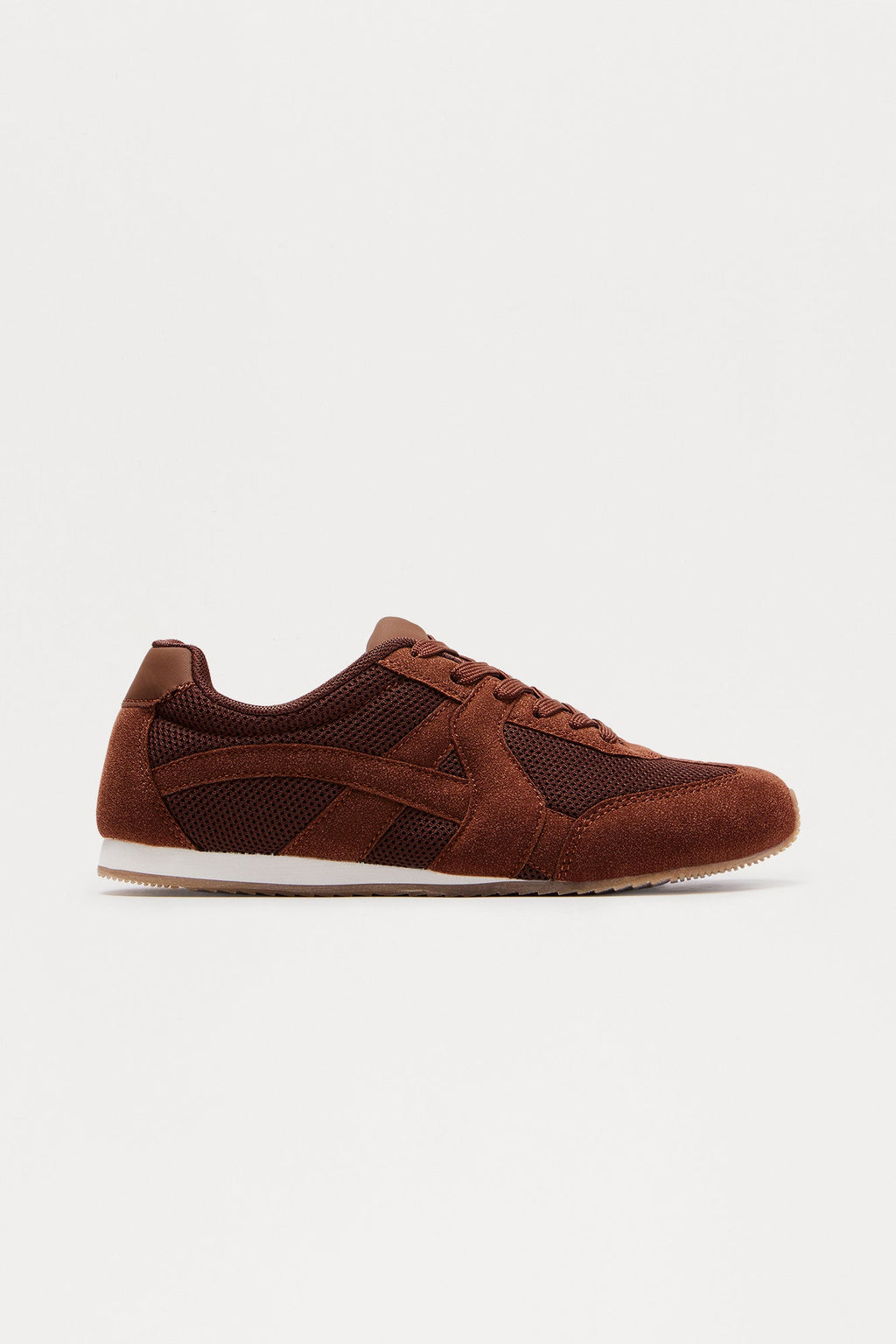 Glen Lace Up Sneakers - Brown