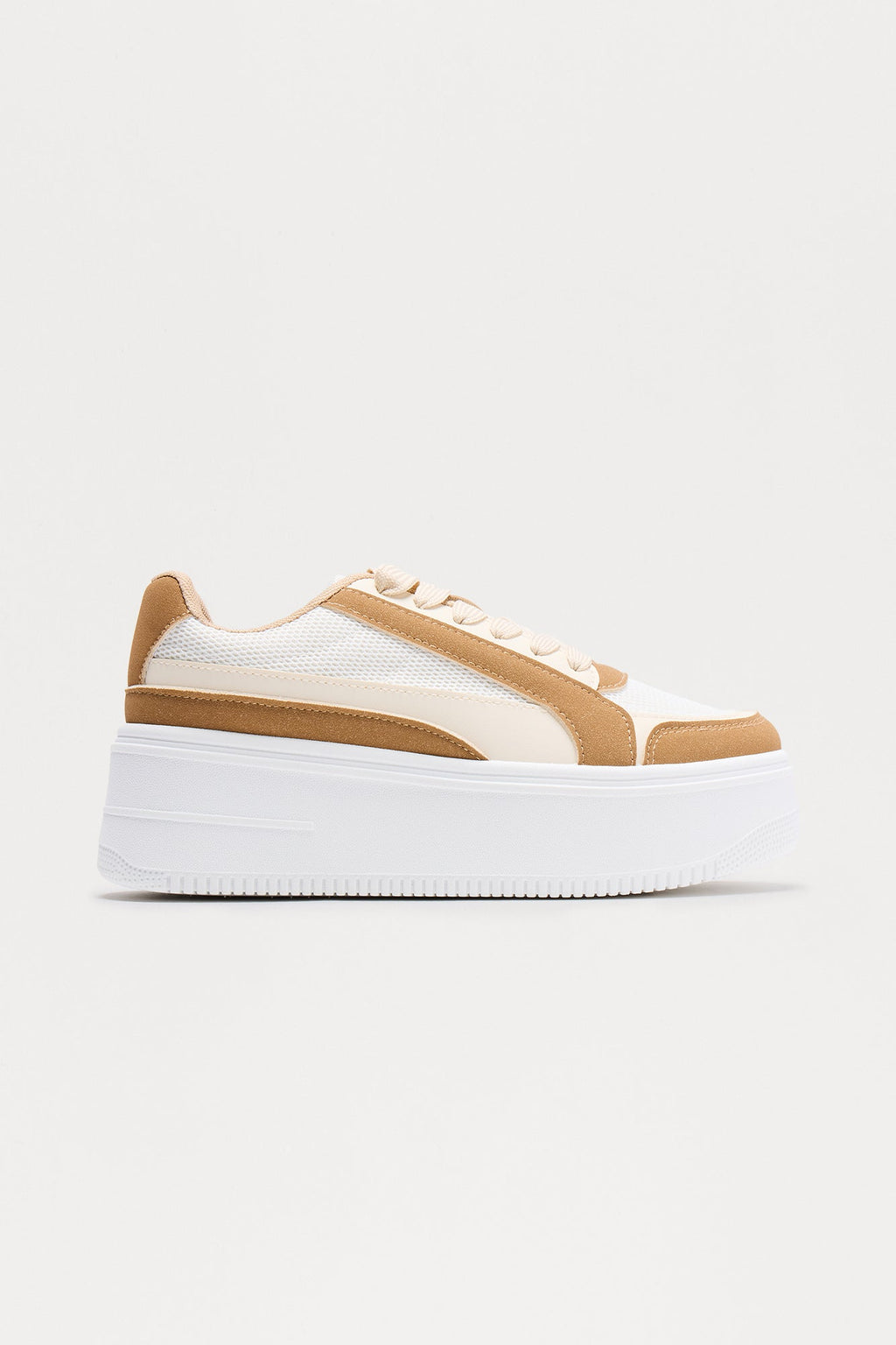 Dodge Platform Sneakers - Nude/combo