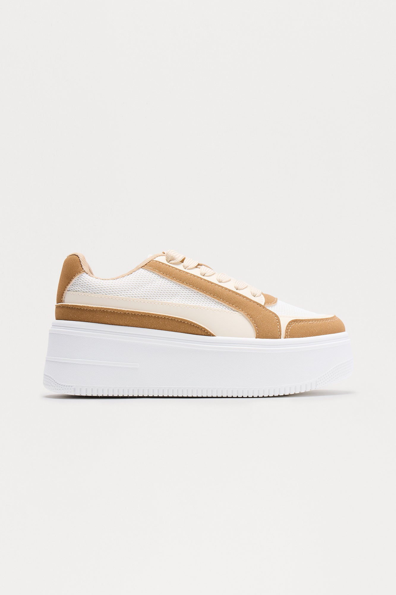 Dodge Platform Sneakers - Nude/combo