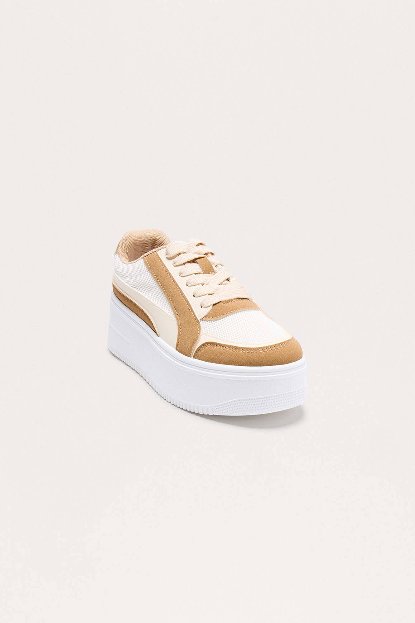 Dodge Platform Sneakers - Nude/combo