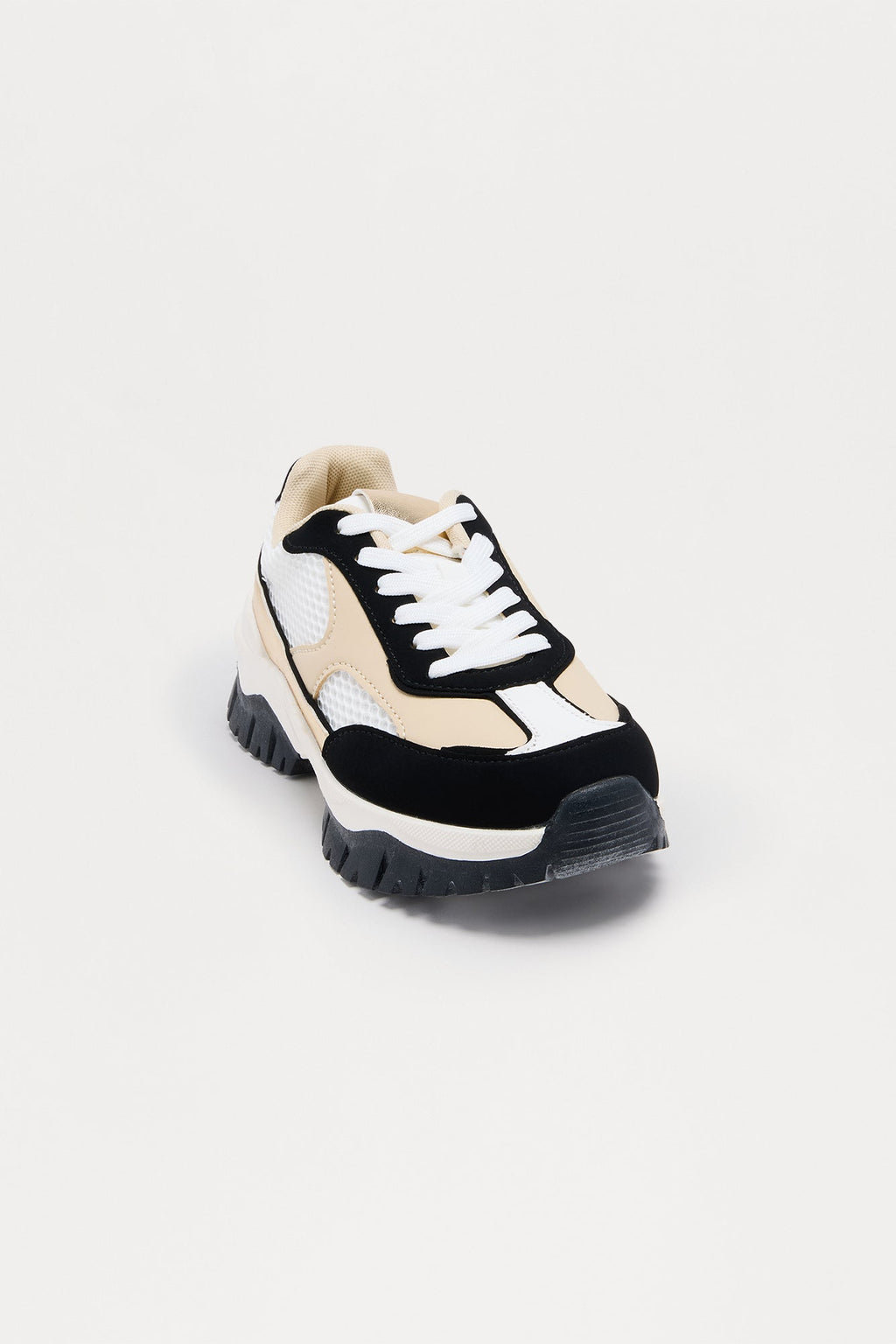Bix Lace Up Sneakers - Black